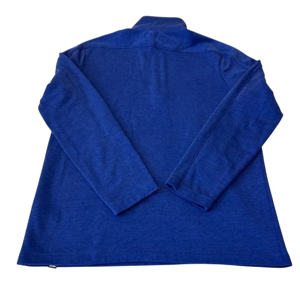 Banana Republic Polartec 1/4 Zip Pullover Men's Fleece Blue Long Sleeve Size L